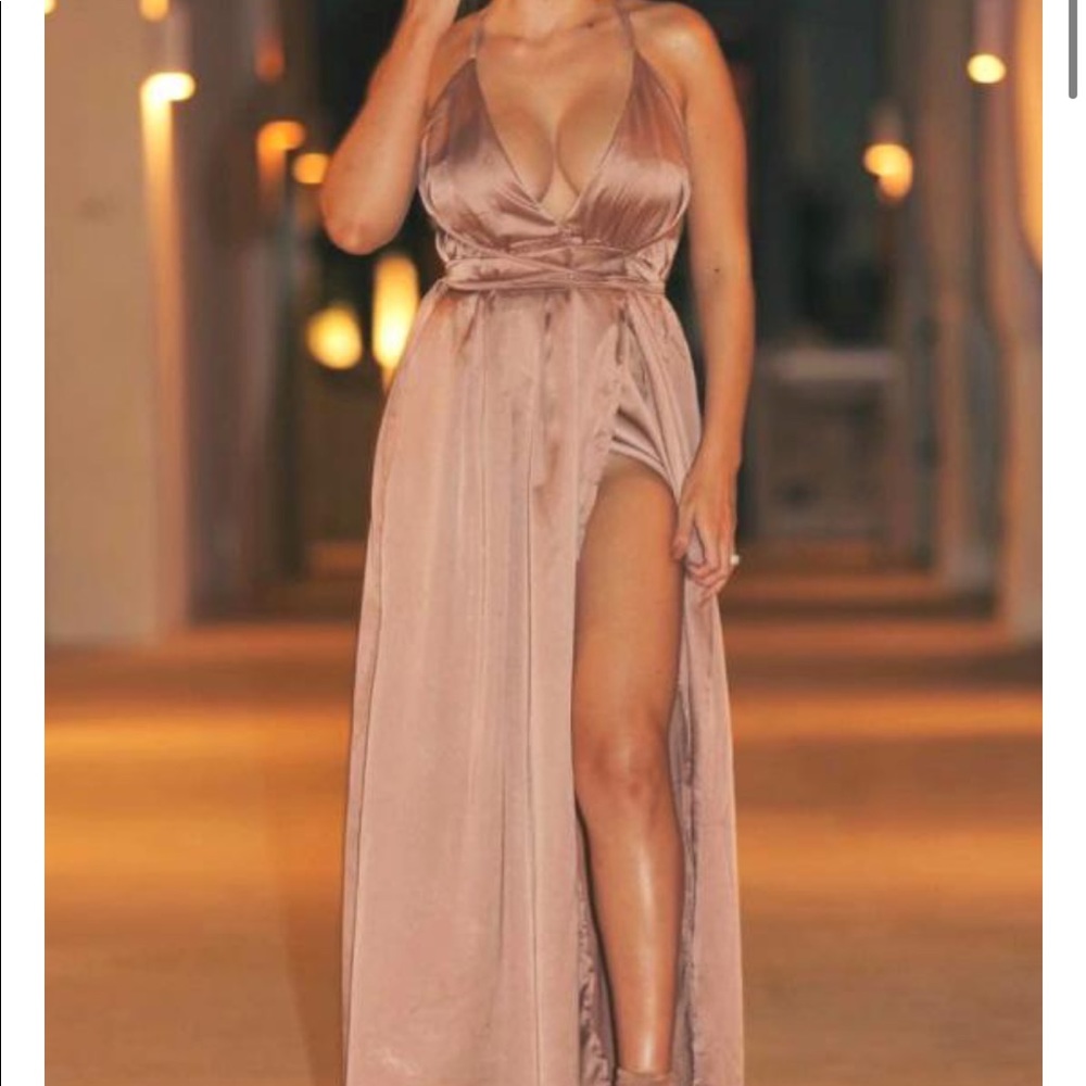 Champagne Maxi Dress
